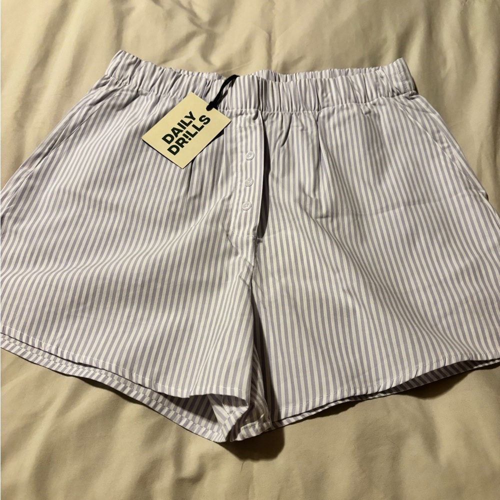Daily Drills purple High Waist Shorts